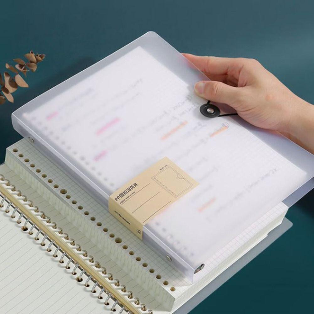 Внутренняя обложка, чехол для блокнота с отрывными листами, 8 отверстий, обложка для папки формата А4, дорожная обложка для переплета A5/B5/A4