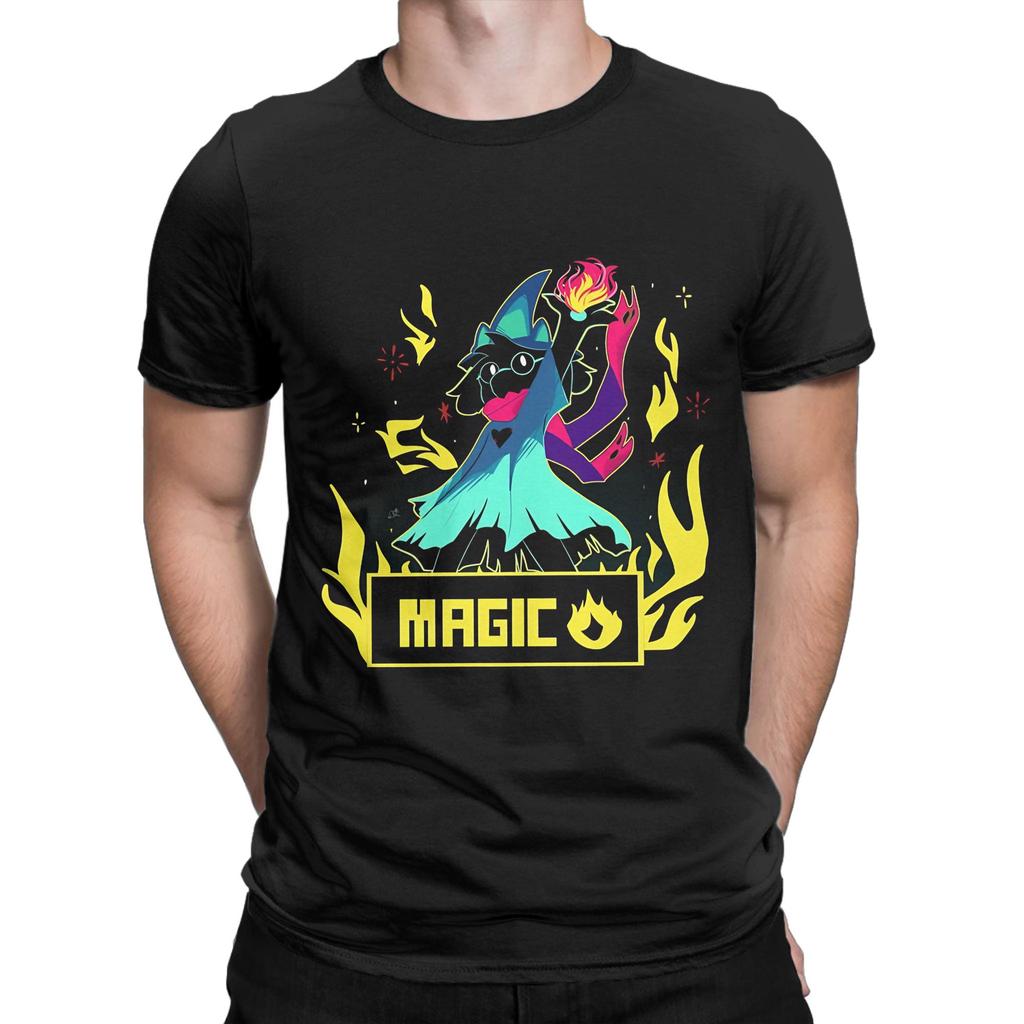Deltarune Ralsei Novelty 100% Cotton T-Shirt deltarune Tops Tees For Men