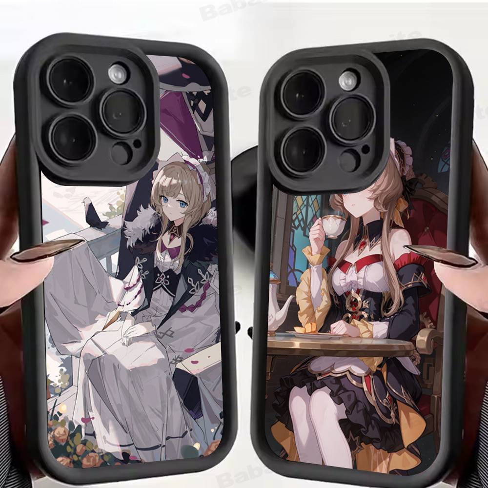 Game Genshin Impact Sandrone For iPhone 17 16 15 14 13 12 11 Pro Max Plus Phone Case Covers