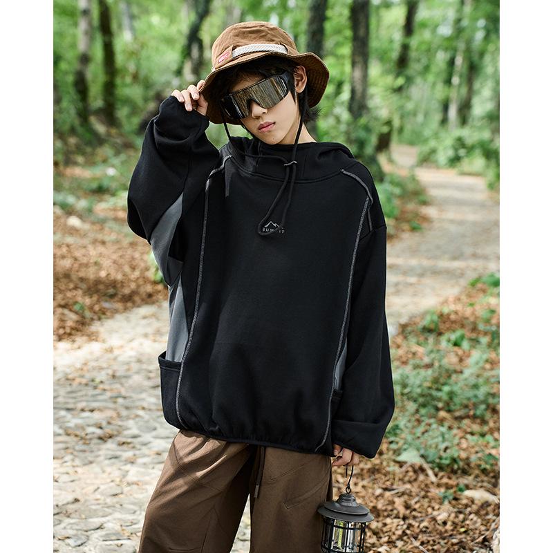 Koyama River Boys' Trendy Hooded Fleece Sweatshirt - Autumn 2025