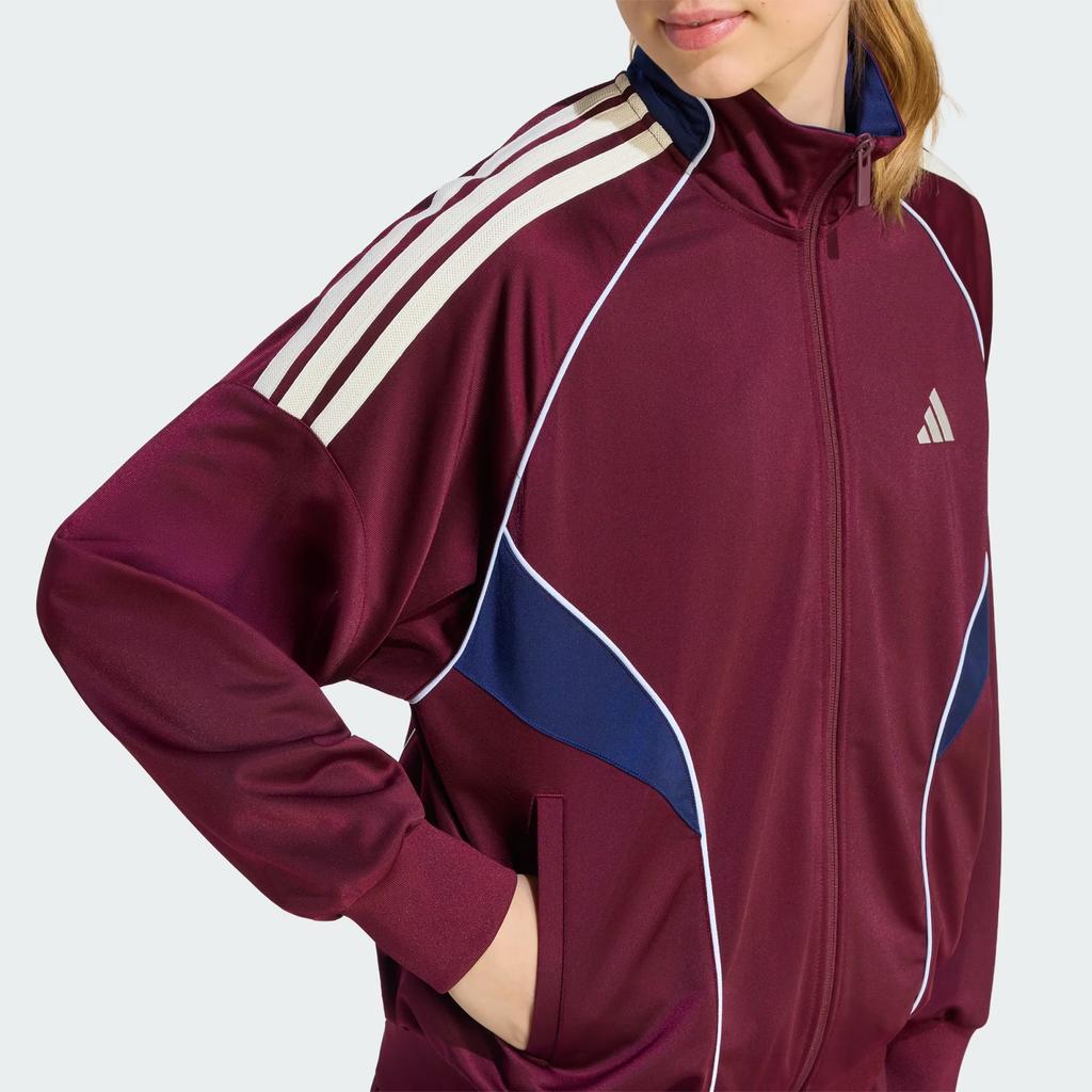adidas Женская куртка с высоким воротником и молнией, удобная, KV0609