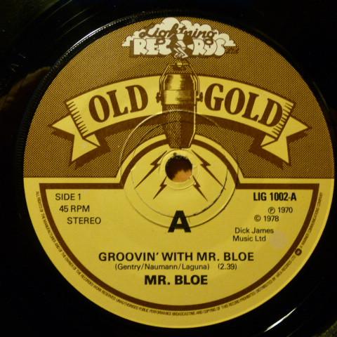 7-дюймовая запись MR. BLOE - Groovin' With Mr. Bloe LIG1002 Lightning Recor 1978 Великобритания Соул/Фанк Б/у