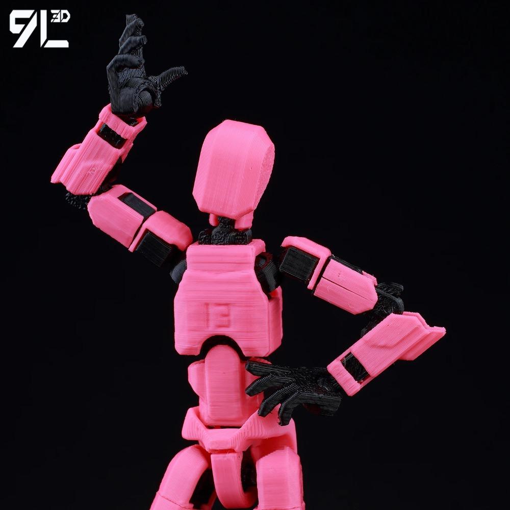 Assembly Completed Lucky 13 Figure Toy Dummy 3D Printed Movable Shapeshift Robot Action Figuras DIY Mannequin Decompression Toys