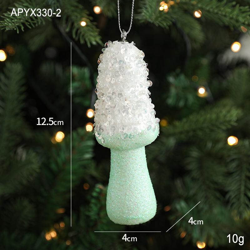 Creative Ice Cream Christmas Tree Ornament Cute Dessert Pendant Holiday Party Decoration Prop