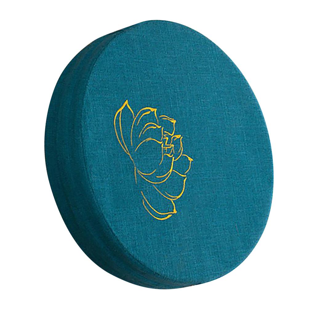 Подушка для медитации, круглая, жесткая, из хлопка и льна, съемная, моющаяся, удобная, напольная подушка, коврик