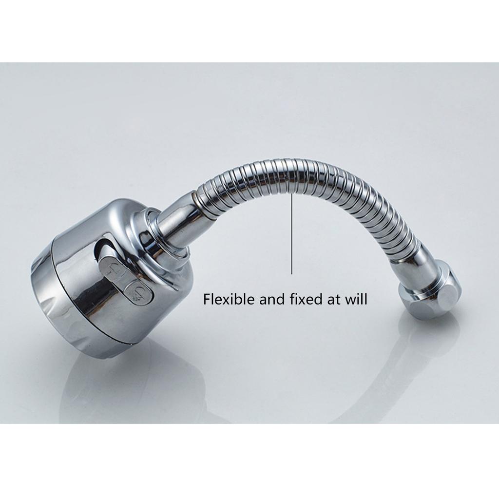 Flexible Faucet Aerator Water Saving Splash Proof Device Adjustable Water Saving Faucet Sprayer Simple Installation