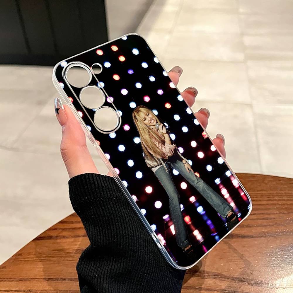 H-Hannah Montana Чехол для телефона Samsung A10, 12, 20, 21S, 30, 31, 40, 50, 51, 52, 70, 71 Прозрачный чехол