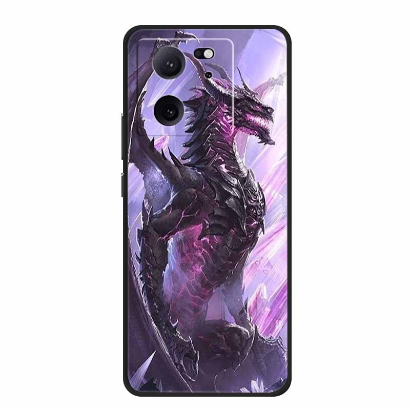 Роскошный Чехол для Телефона для Xiaomi 13T 6.67" Силиконовый ТПУ Мягкая Задняя Крышка Xiaomi 13T Модный Funda Животное Coque Космическое Пространство Животные Чехлы