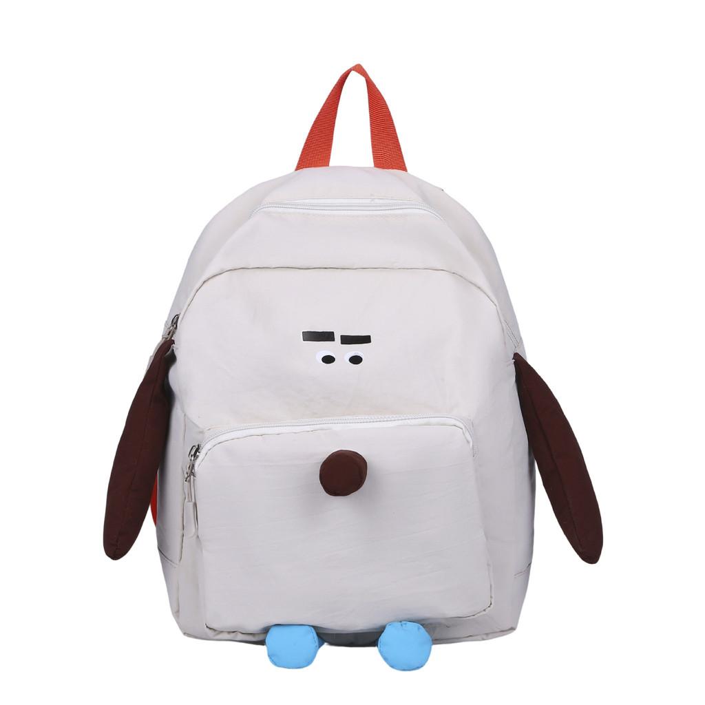 Unisex Kids Backpack With Fun Solid Color Design And Stitching Details For School