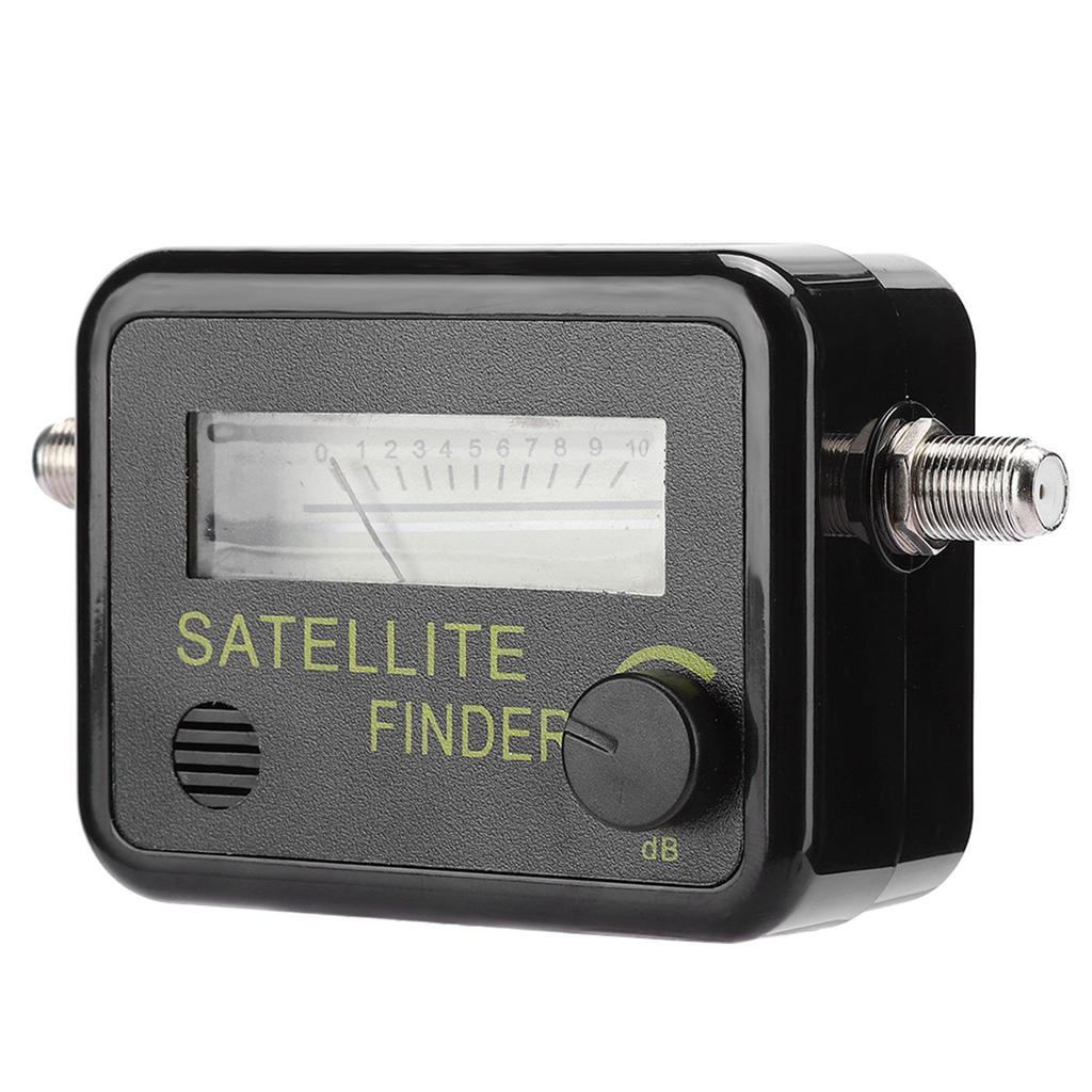 9501 Sensitive Satellite Finder Signal Strength Meter Black with Digital Screen