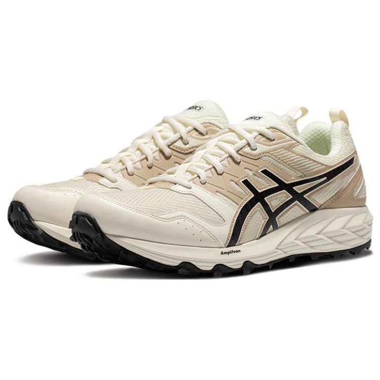 Asics Gel-Sonoma CN Удобная Ткань Низкие Повседневные Кроссовки для Бега Мужские кроссовки Бежевый Черный 1011B772-200