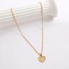A-Z 26 Initials Name Necklaces Heart Pendant Letter Alphabets Necklace for Women 2023 Female Choker Chains Jewelry Trendy Gifts