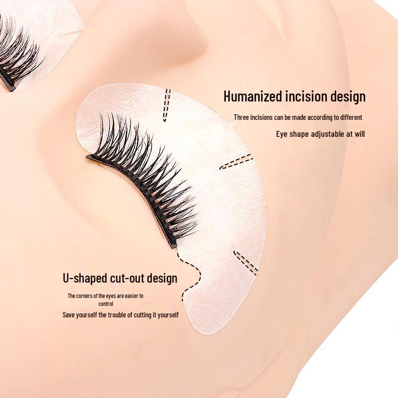 U-образные гидрогелевые нетканые патчи для изоляции ресниц для наращивания