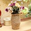Hand Woven Flower Vase DIY Flower Arrangement Office Desktop Ornaments Imitation Vine Home Living Room Art Decorations