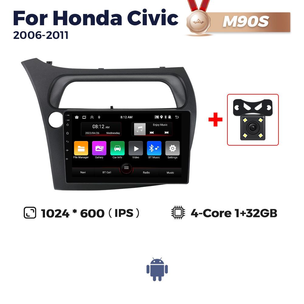 Navifly Android Car Radio Multimedia Video Player для Honda Civic Hatchback 2006-2011 Навигация GPS Авто Стерео 2Din Головное Устройство