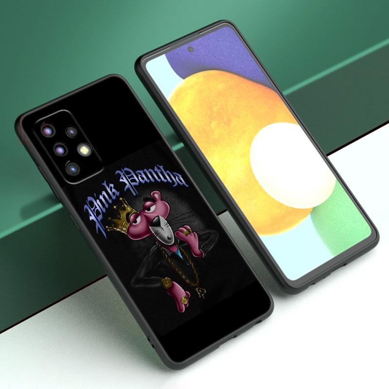 Чехол для телефона «Розовая пантера» для Samsung Galaxy A04 A21 A30 A50 A52 S A13 A14 A22 A23 A32 A53 A73 5G A11 A12 A31 A33 A51 A70 A71 A72