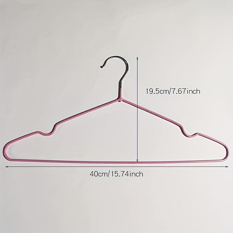 10 шт. Металлические вешалки для одежды с плечевыми выемками, Нескользящая сушилка для одежды, Бытовое хранение и организация
