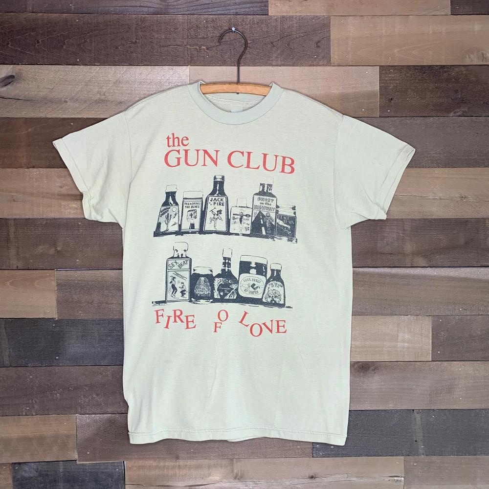 Vintage The Gun Club White Cotton T Shirt All Size S-5XL HD17 Unisex T-Shirt