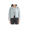 Levis Solid Color Comfortable Button-Up Long Sleeve Denim Jacket Women Jackets Light-Blue A7440-0003