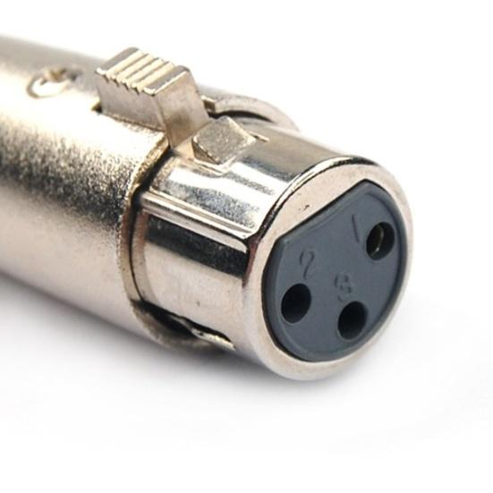 Разъем XLR «папа-мама» 6,35 мм, разъем для микрофона, патч-кабель для микрофона, адаптер