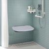 Folding Shower Seat 13.6'' x 12.8'' Wall Mounted Shower Bench 450 lbs