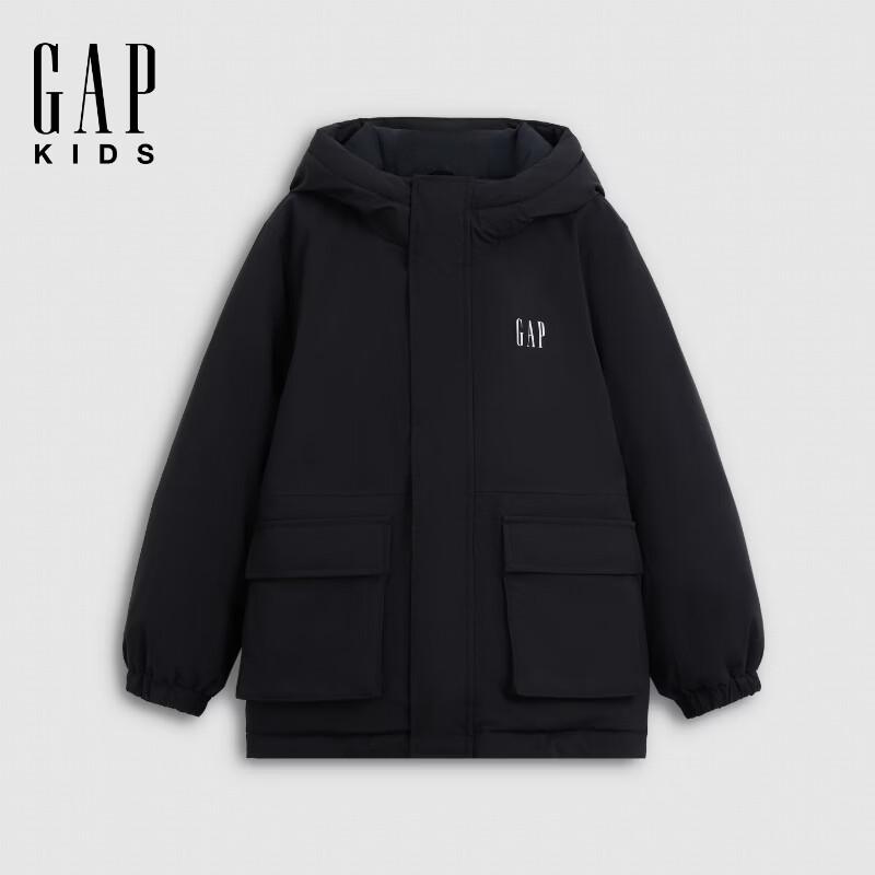 Gap Мужская ветрозащитная пуховая куртка с капюшоном