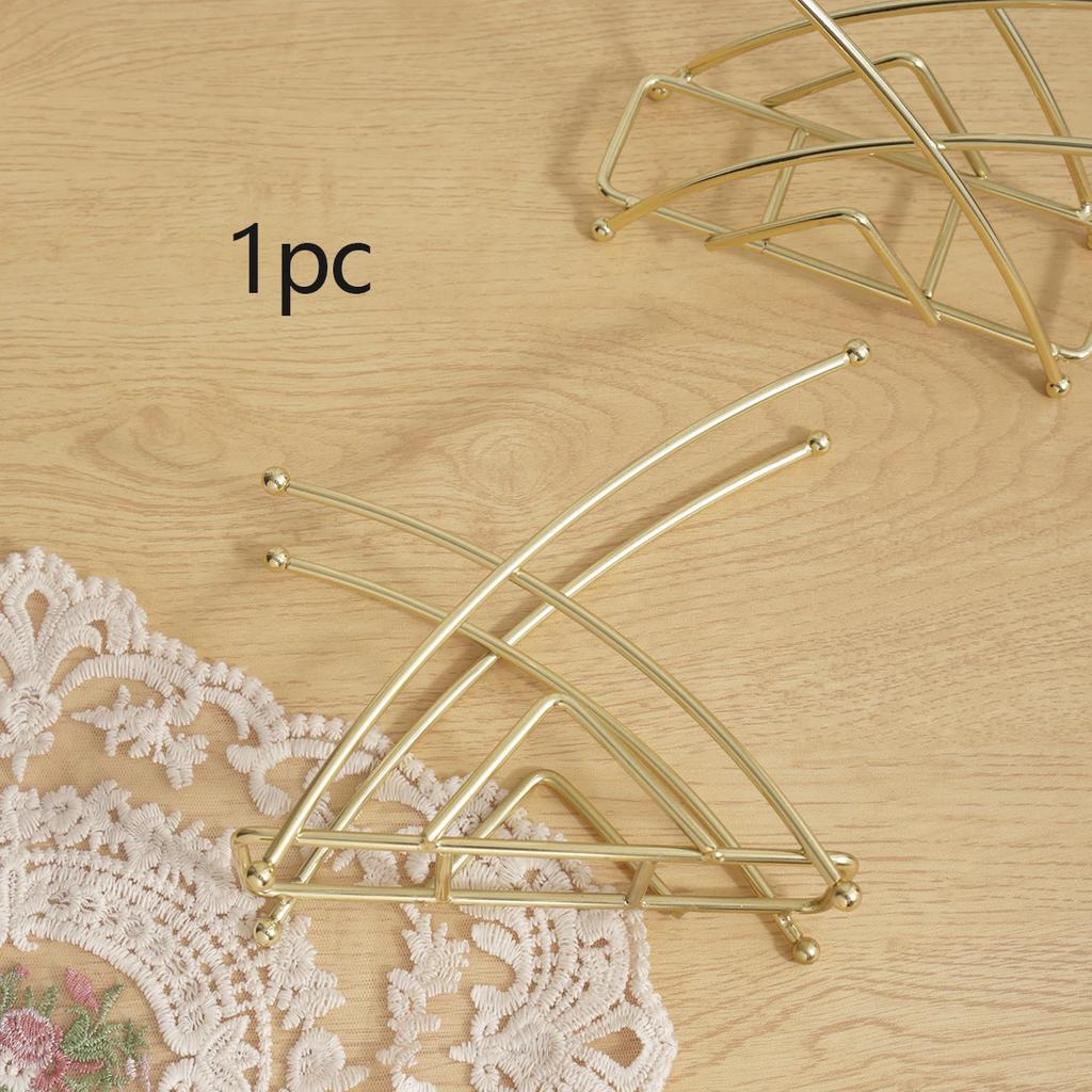1/2pcs-Napkin Holder Metal Paper Stand Tissue Dispenser Luxury Retro Table Decoration Freestanding Home Decor