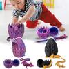 Mystery Dragon With Egg Suit , 3D Printed Dragon With Egg, Full Articulated Flexible Dragon With Eggs, 3D Printed Gift Toy