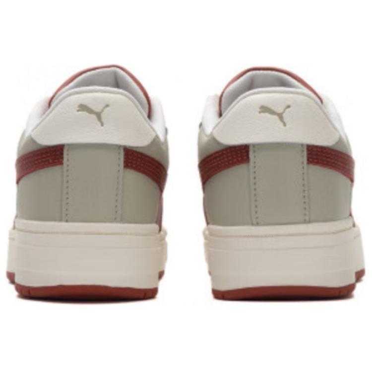 Puma Ca Pro Classic Кожаные Низкие Скейтбордические Кроссовки Унисекс Белый Серый Красный 380190-64