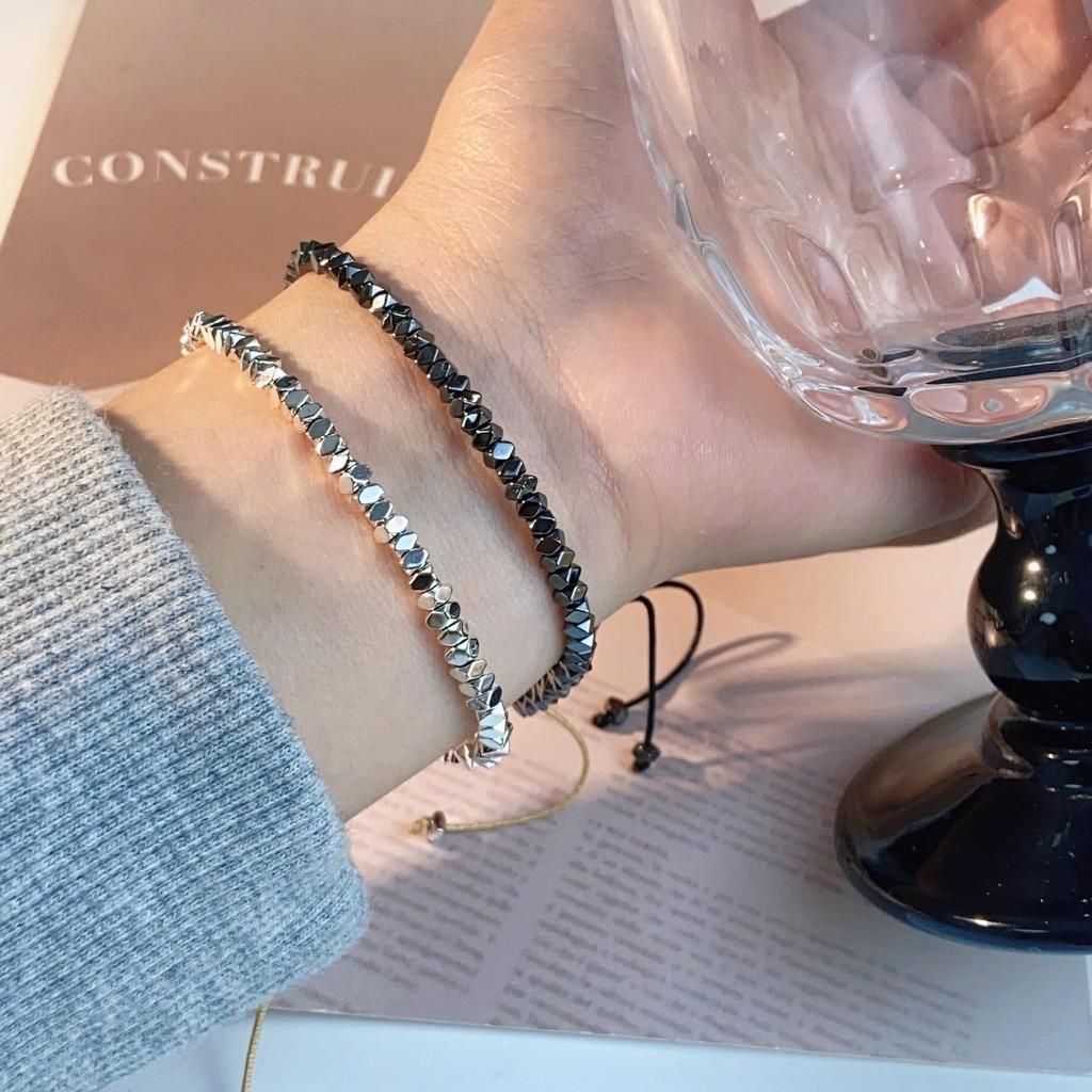 Fashionable Iridium Bracelet Handmade Geometric Unisex Stylish Jewelry For Summer