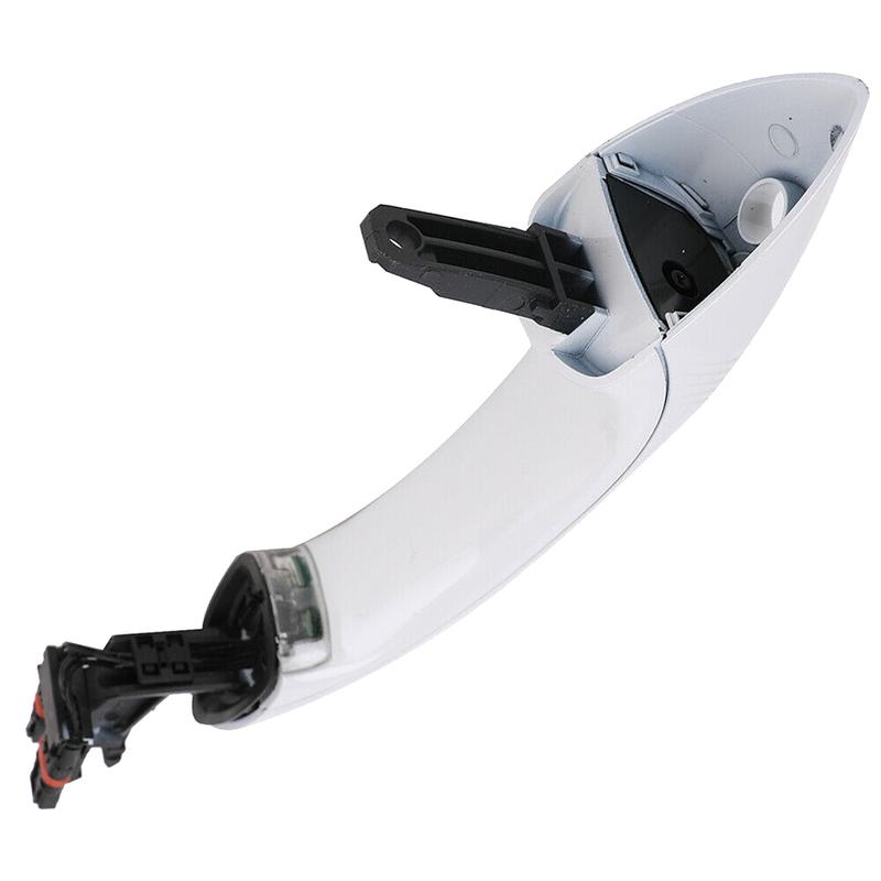 4X Outer Outside Exterior Comfort Access White Door Handle Set For BMW 5 6 7 Series F07 F10 F11 F06 F12 F13 F01 F02 51217231931