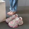 Модные дышащие легкие кроссовки на толстой подошве для женщин, новые повседневные кроссовки смешанных цветов для женщин Zapatos De Mujer