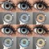 1pair Color Pupils for Eyes Brown Color Contact Lenes Green Eye Lenses Blue Eye Contacts High Quality Gray Soft Lenses