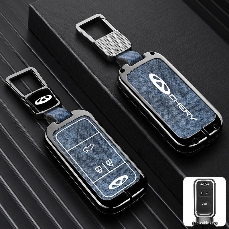 Чехлы-брелоки из цинкового сплава для Chery, Tiggo 8, 7 Plus - Полное покрытие, 5-кратная защита от падений