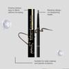 Brown double-ended eyebrow pencil with a natural, three-dimensional look.