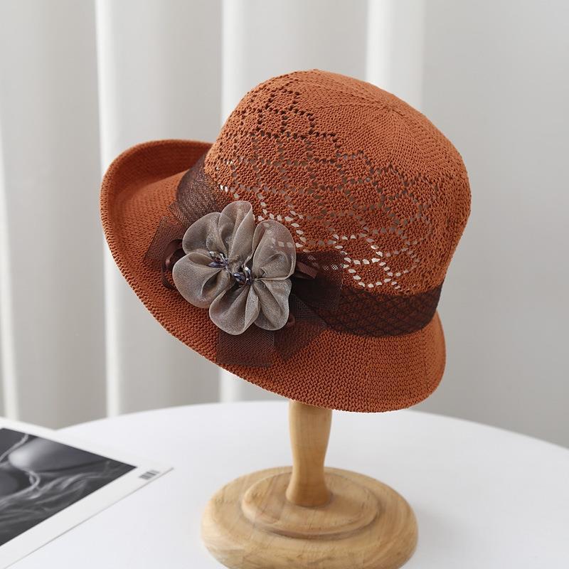 Новая летняя женская шляпа, солнцезащитная шляпа с небольшими полями, модная простая вязаная шапка для прогулок на открытом воздухе