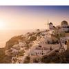 Rod Edwards Lazy Days Santorini Canvas Print
