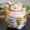 Украшение в виде кошки на удачу для правой руки Керамическая посуда Кутани Толстая кошка на удачу в золотом цвете Фэн-шуй Удача для интерьера Аксессуары в японском стиле
