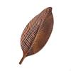 Wooden Serving Tray Fruit Plate Leaf Shape Decorative Rustic Rack Snack Holder for Tea Room