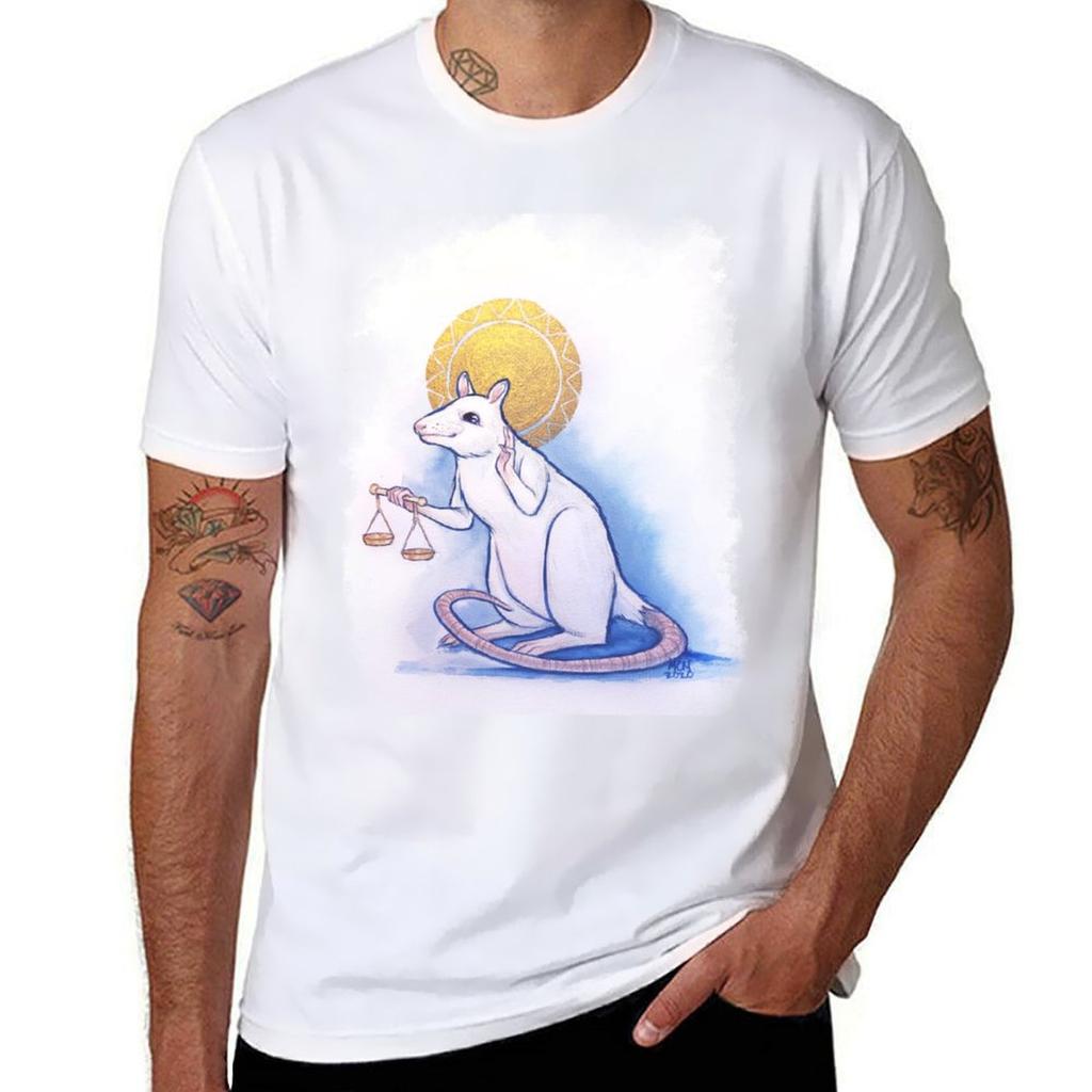 The White Rat TShirt Big Size Crew Neck TShirt