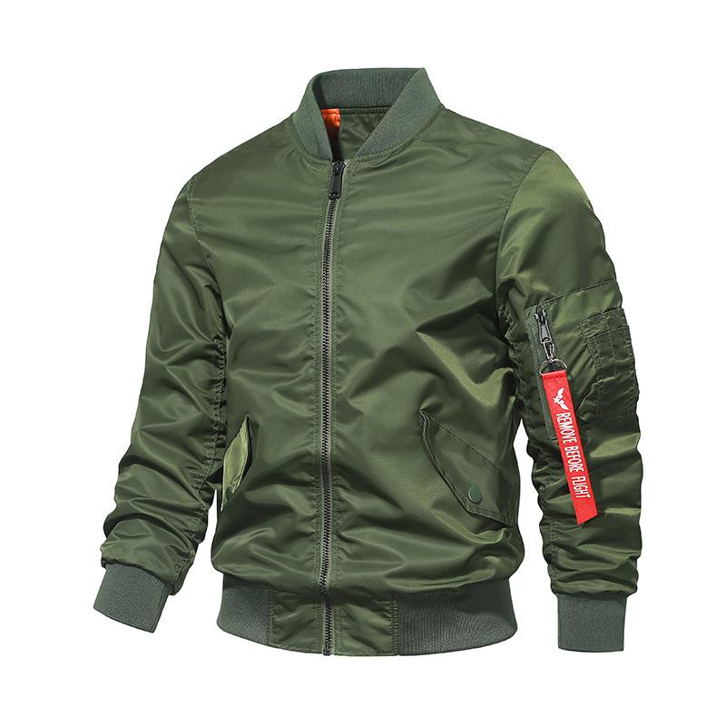Autumn and Winter Outerwear Bomber Jacket Men's Flight Jacket