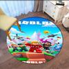 Roblox Printed Round Rug Carpet Chair Rug Area Rug Entryway Doormats,for Office Chair Living Room Bedroom Kitchen Room.