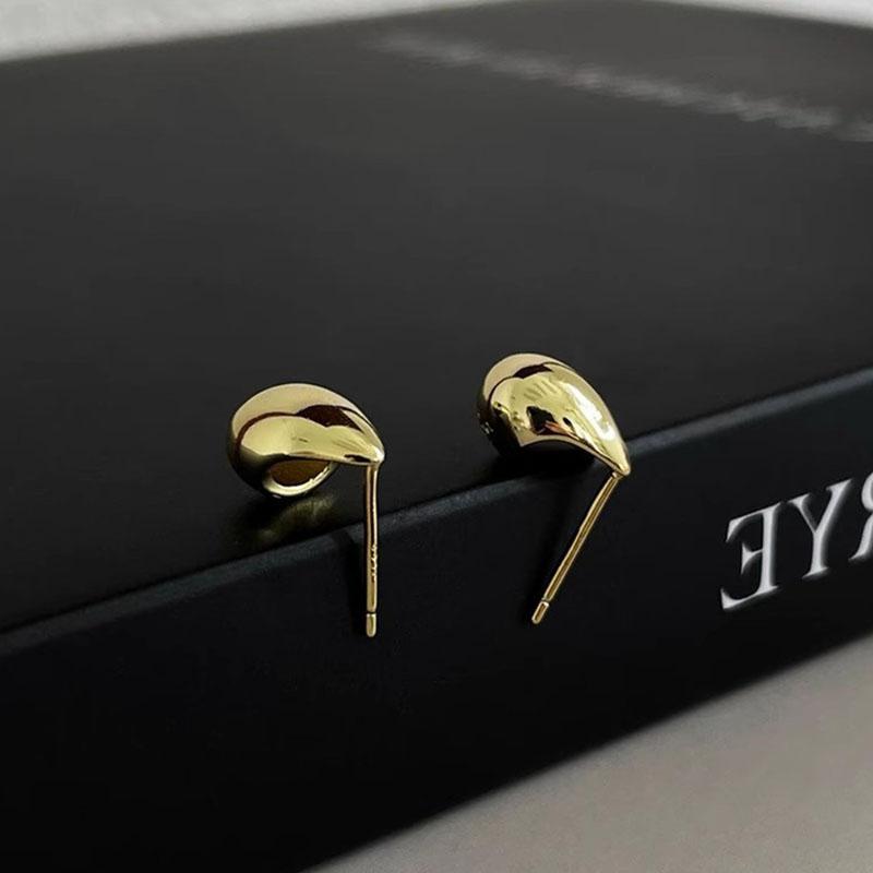 Ventfille 925 Sterling Silver Water Drop Earring for Women Gift Minimalism Versatile Office Trend Jewelry Dropshipping