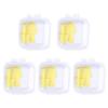 5 Pairs Swimming Earplugs for Adults Reusable Waterproof Silicone Earplugs for Swimming Surfing Snorkeling Showering