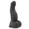 Kirin Monster Dildo 20 X 8cm Black - ToppedMonster - Unusual Dildos