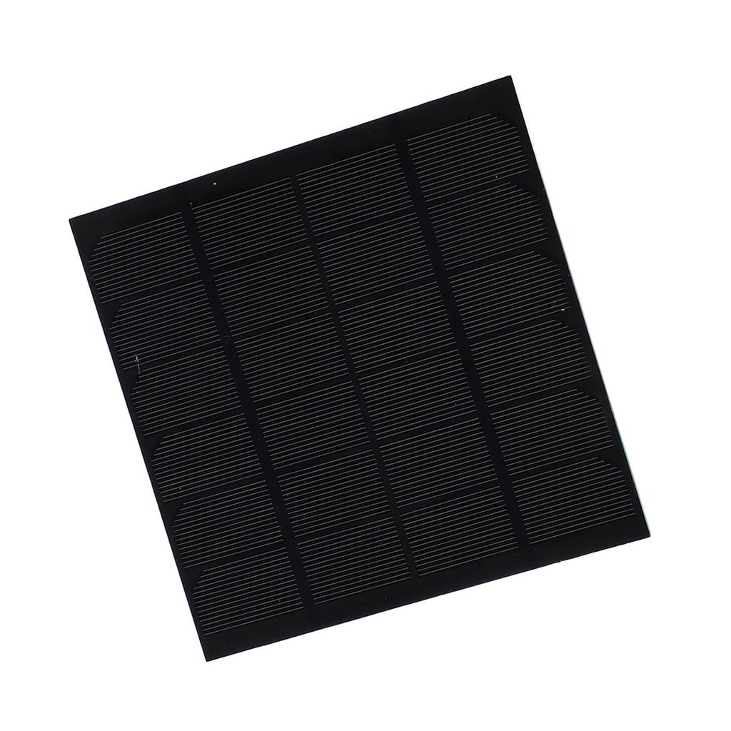 Portable 3W 6V Monocrystalline Silicon Solar Panel PET Solar Charging Board Module 145x145mm