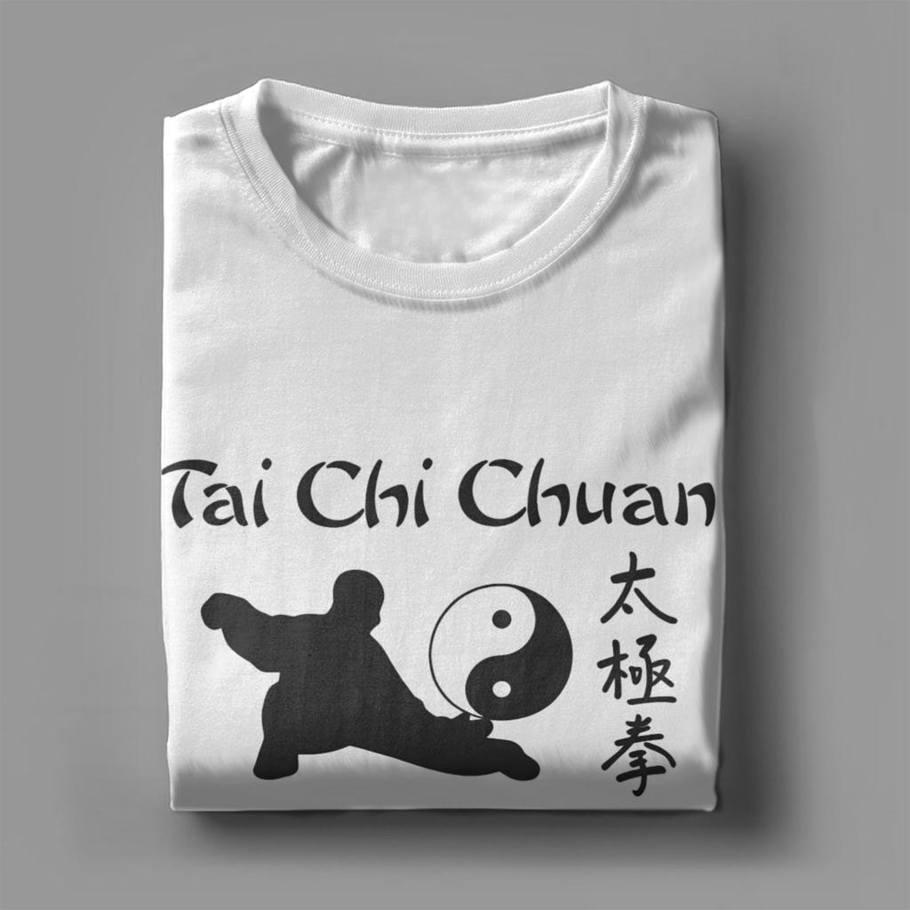 Tai Chi Chuan Tshirt Summer Cotton Tshirts For Unisex Harajuku Pattern Tee Shirt Shortsleeve Y2k Basic Clothing