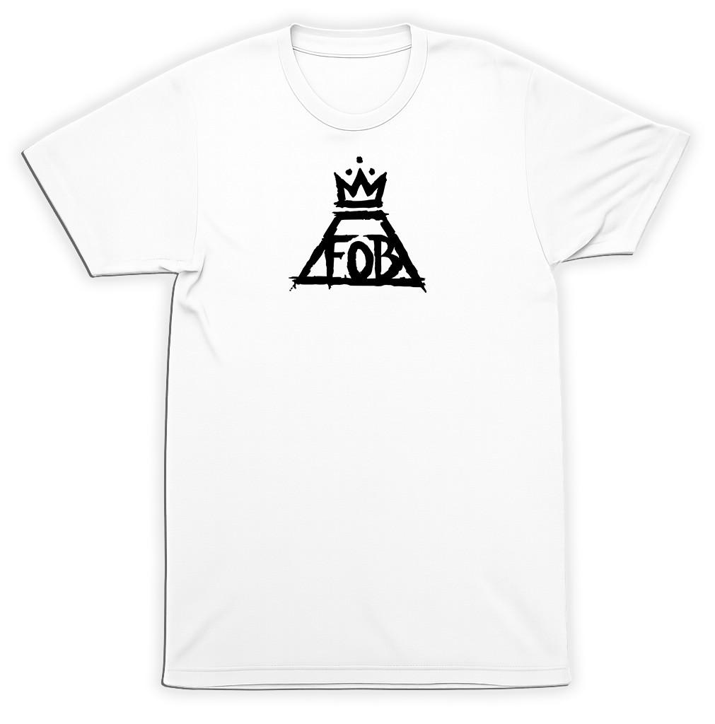 Fall Out Boy Mountain Crown Graphic T-Shirt – Pop Punk Rock Band Merch