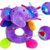 Soft Pink Elephant Plush Educational Toys for Infant Gift