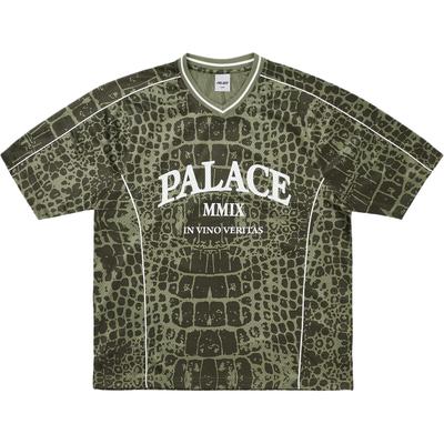 Palace Veritas Сетчатая Джерси Крок Унисекс Топы Зеленый P29ES047